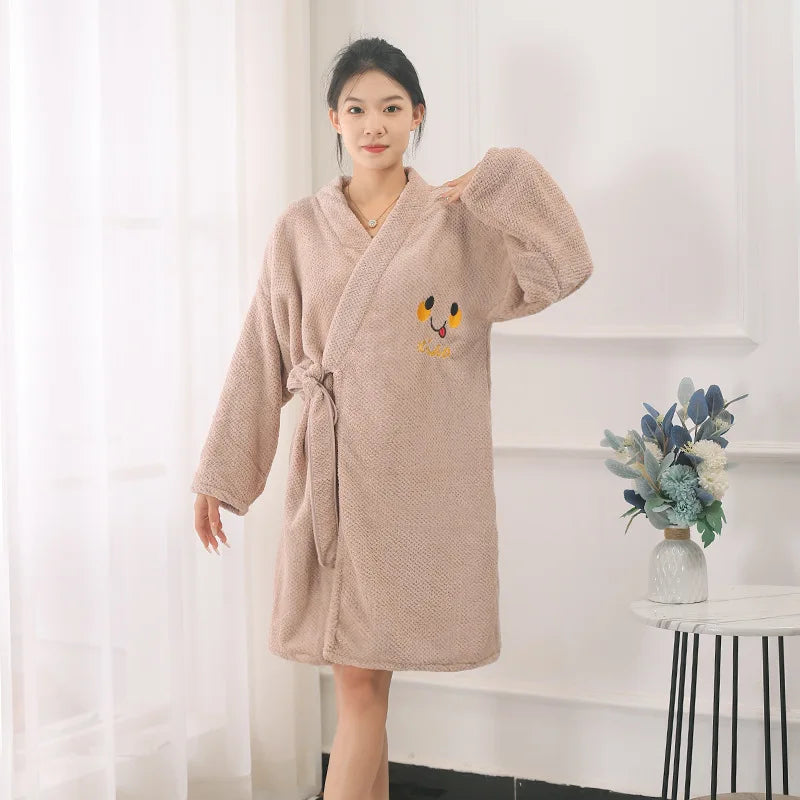 Large Lady Bath Towels For Body Coral Velvet Bath Towels Fashion Wearable Fast Drying Beach Spa Bathrobes Bath Skirts