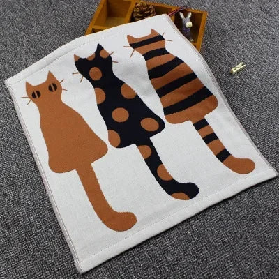 100% Cotton Three-layer Gauze Bath Towel Children Boy Girl Square Face Hand Towel 1Pcs Multi-pattern Bathroom Towel Supplies